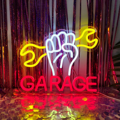 Garage Light Neon Sign, LED, Man Cave, Workshop