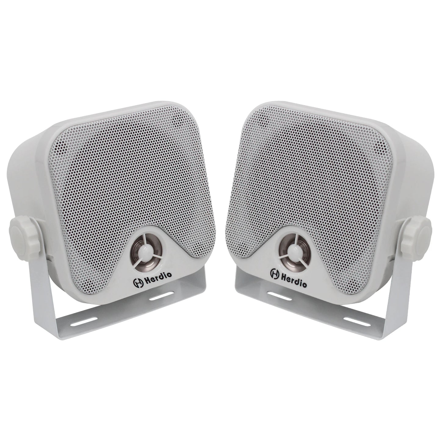 4'' 100W Heavy Duty Waterproof Boat Marine Bluetooth Speakers Surface Mounted