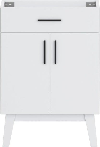 24" Bathroom Vanity with or without Sink, Two Soft Close Cabinet Doors