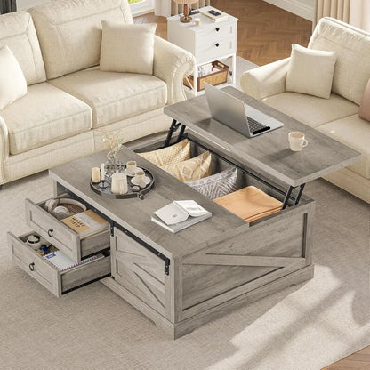 Lift Top Coffee Table with Storage,