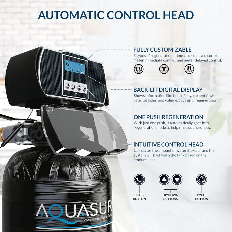 Aquasure Harmony Series 32,000 Grains Whole House Water Softener
