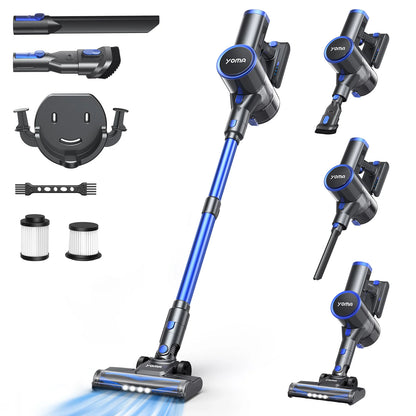 N12 Cordless Vacuum Cleaner 200W Motor Ultra Lightweight 6-In-1 Vacuum Up to 45Mins Runtime for Carpet Hard Floor