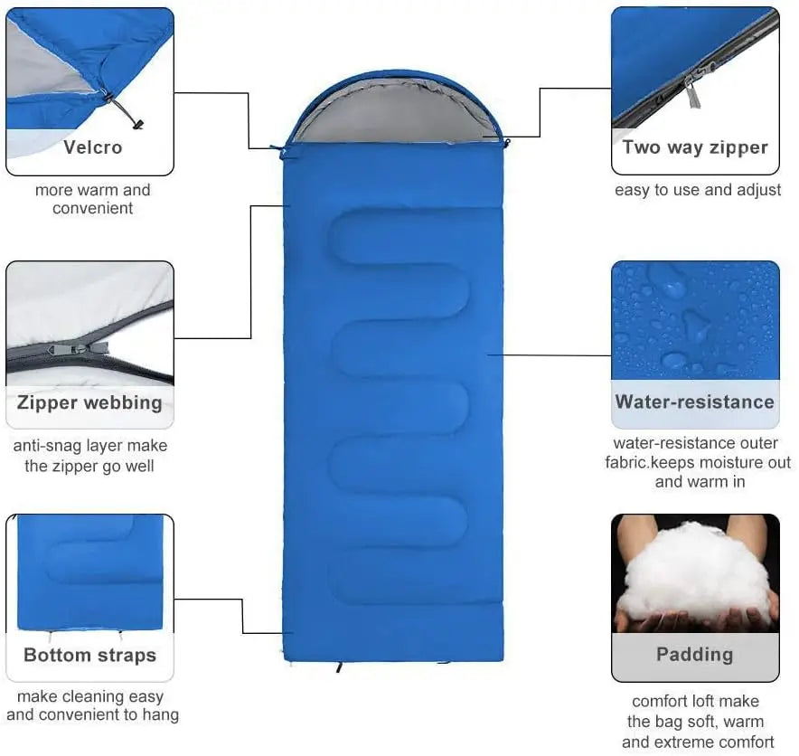 Mummy Sleeping Bag,  Single 5-20 Degree