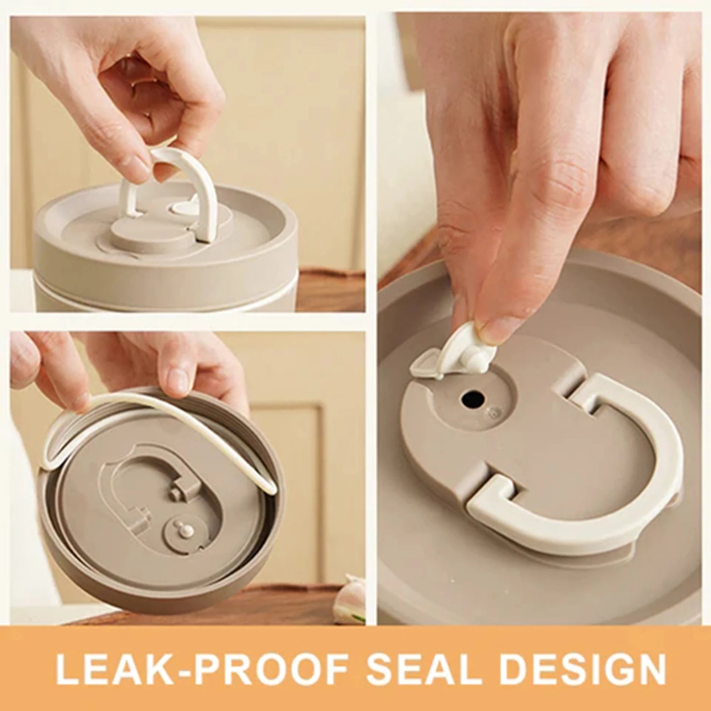 Thermal Lunch Box with Lid; Leakproof