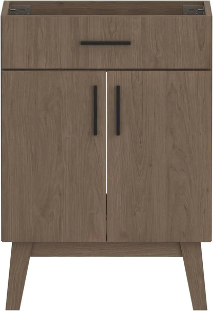 24" Bathroom Vanity with or without Sink, Two Soft Close Cabinet Doors