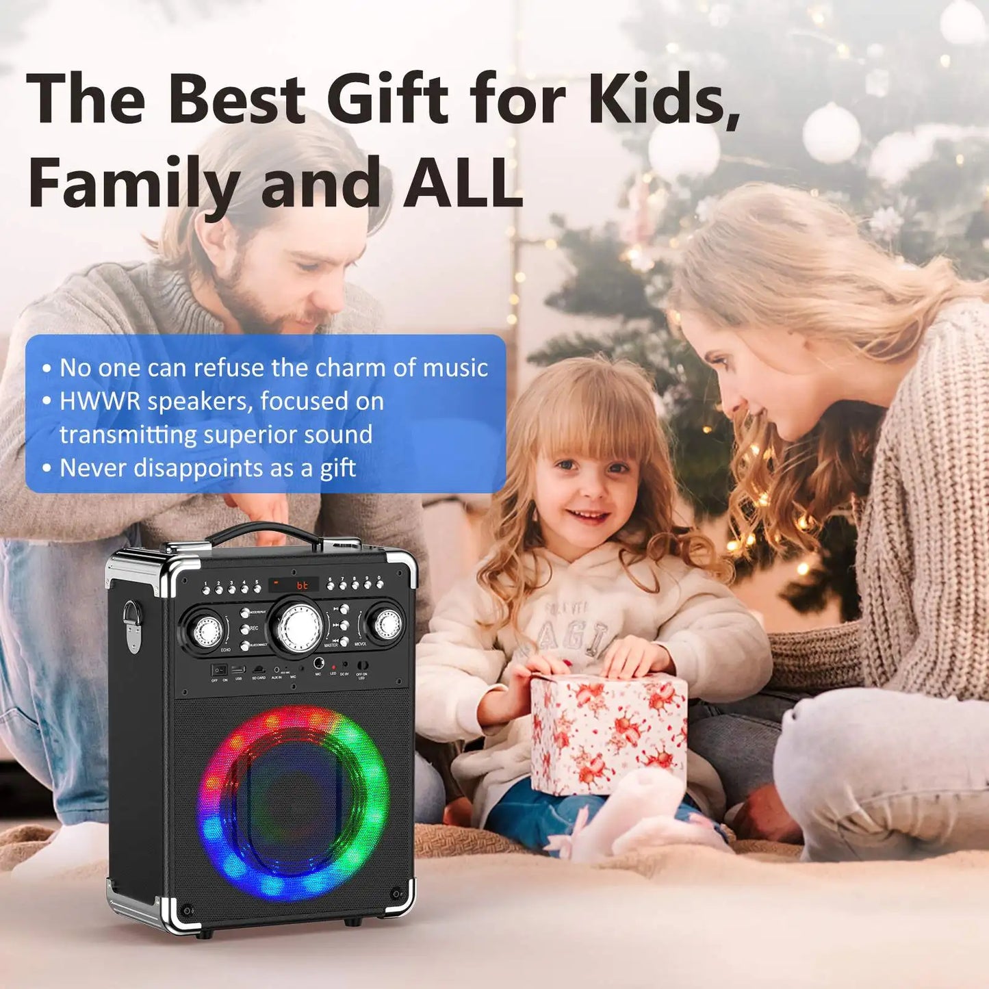 Karaoke Speaker for Outdoor Activities, Parties