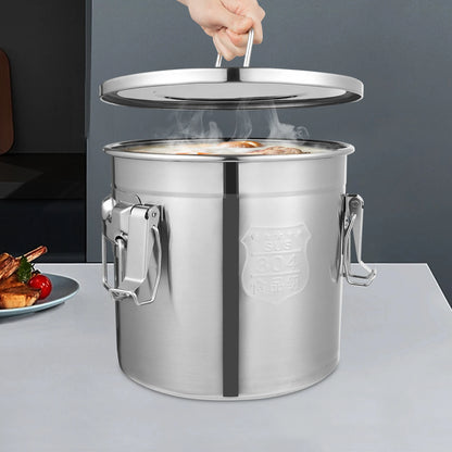 304 Stainless Steel Vacuum Sealed Cannister; Cooking or Storage
