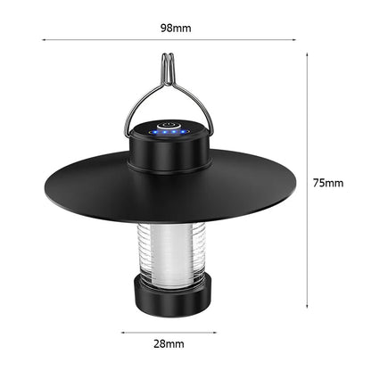 LED Camping Tent Light Type-c Charging Dimmable