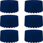 6 Pack Round Tablecloths 120 Inch - Circle, Washable