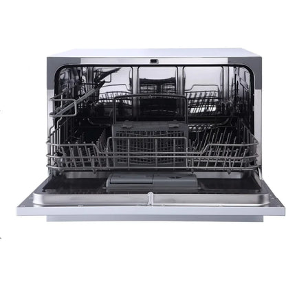 Energy Star Countertop Dishwasher with Delay Start & LED – White