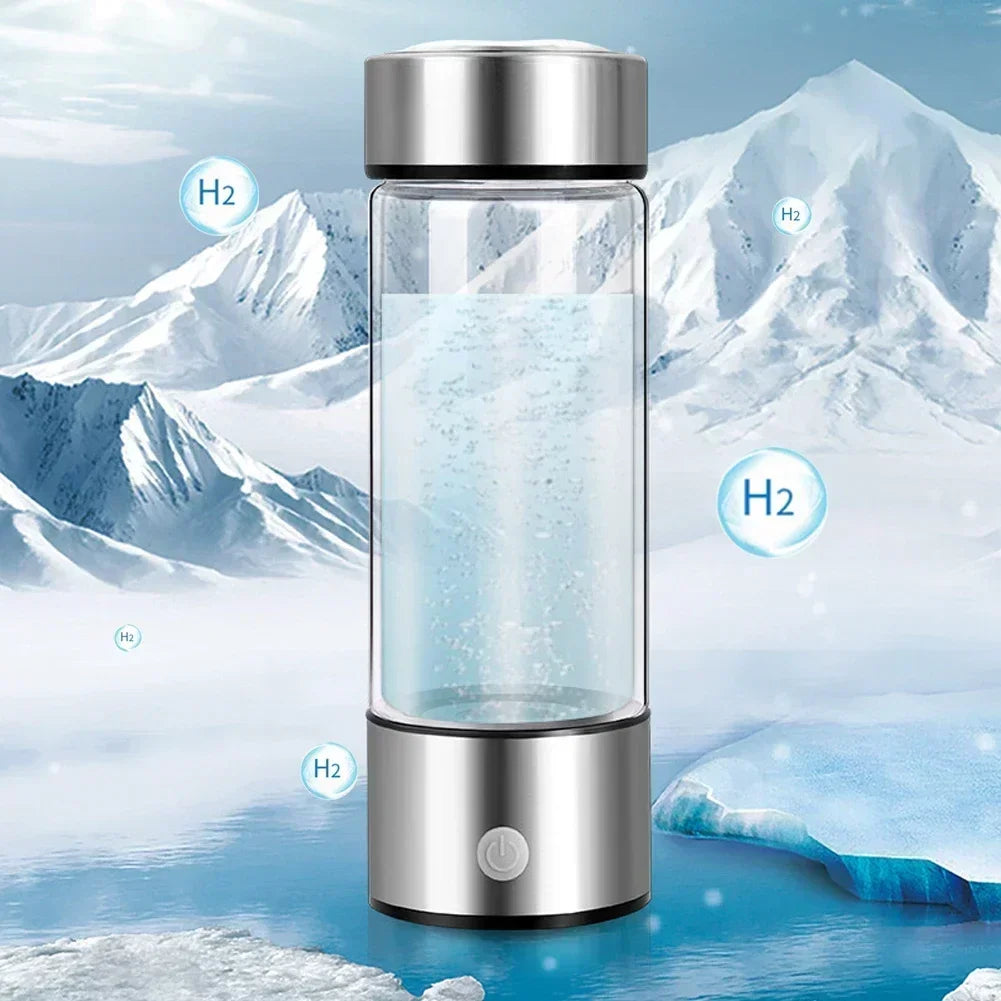 Hydrogen Water Bottle  Alkaline Ionizer USB Rechargeable Portable hydrogen Water Ionizer