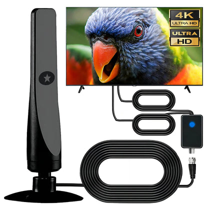 Amplified TV Antenna 4K Digital
