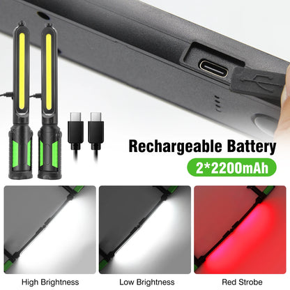 20w Rechargeable LED Work Light Adjustable Cordless Magnetic