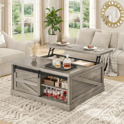 Lift Top Coffee Table with Storage,