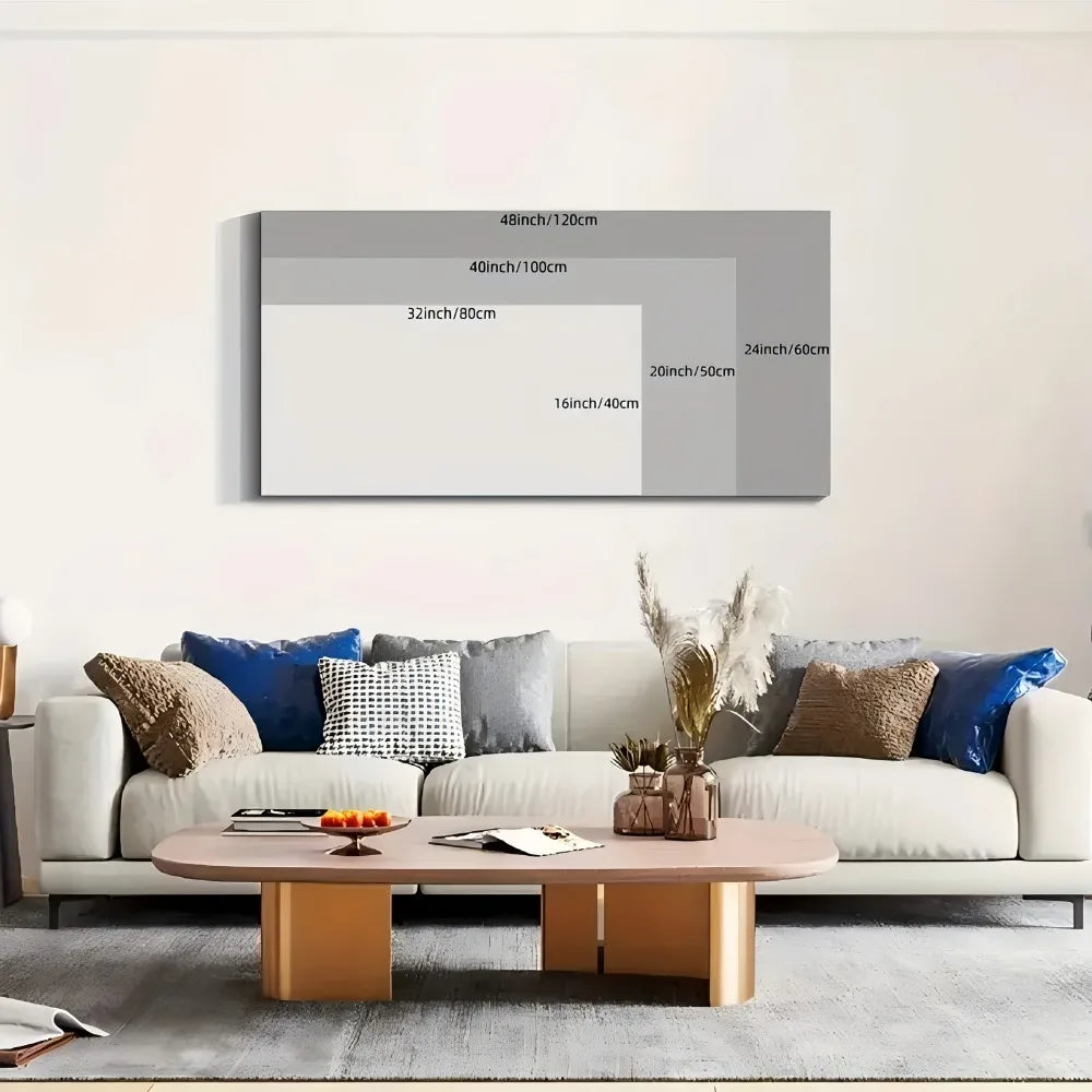 Golden Lily canvas art, 1.5 inch thick wood frame, canvas printed large mural for modern homes and offices