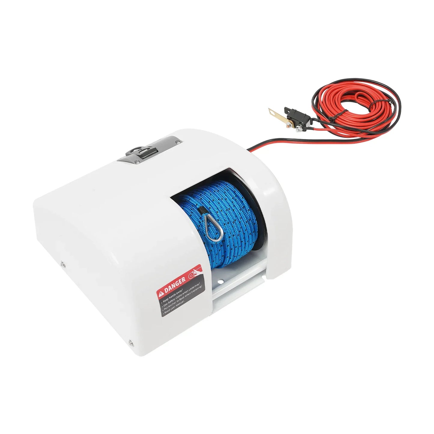 Boat Electric Anchor Winch,12V Waterproof Windlass with Remote Control,Premium for 25lbs Boat Anchor