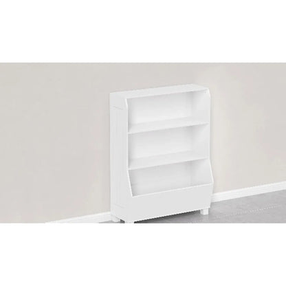 Storage Cabinet; Freestanding; Three Open Shelves and Drawer