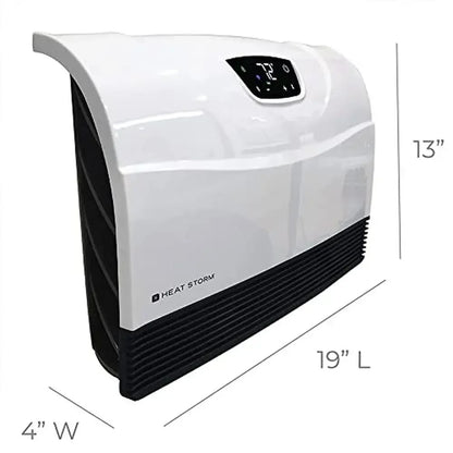 Infrared Heater Wifi Control Wall Mount Touch Screen Digital Thermostat Indoor 1500W 5200 BTU Safe Grill