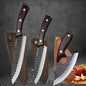 3 Pcs Stainless Steel Kitchen Chef Knife Set Multipurpose Boning Cleavers Utility Cutters Mini Meat Paring Slicing Tools
