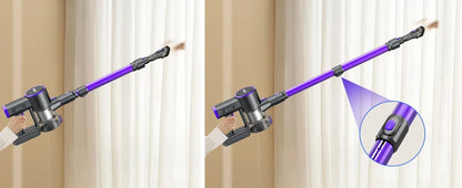 N12 Cordless Vacuum Cleaner 200W Motor Ultra Lightweight 6-In-1 Vacuum Up to 45Mins Runtime for Carpet Hard Floor