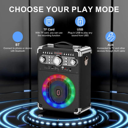 Karaoke Speaker for Outdoor Activities, Parties