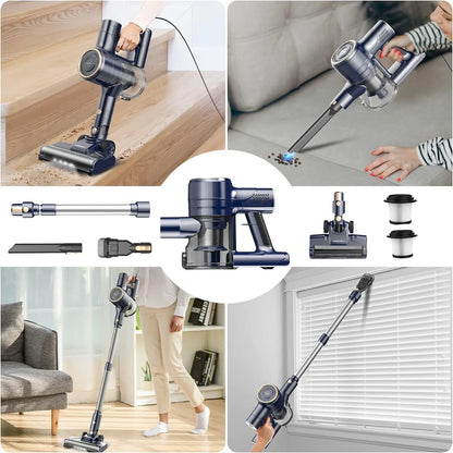 I8 Corded Vacuum Cleaner, 23000Pa 6M  Vacuum for Floor, Carpet, Pet Hair