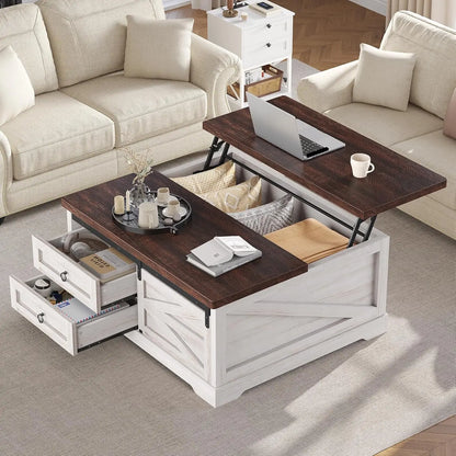 Lift Top Coffee Table with Storage,