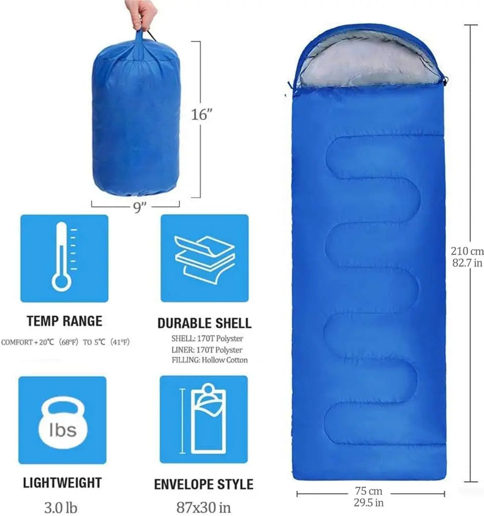 Mummy Sleeping Bag,  Single 5-20 Degree