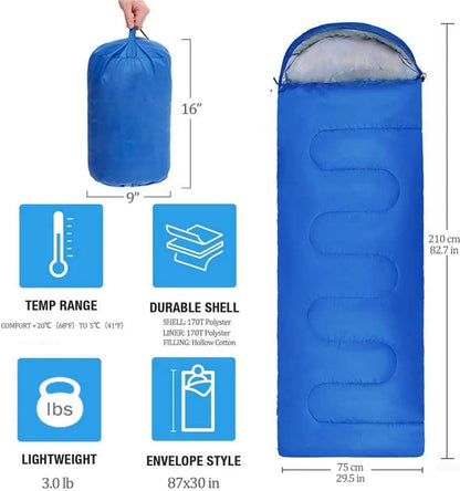 Mummy Sleeping Bag,  Single 5-20 Degree