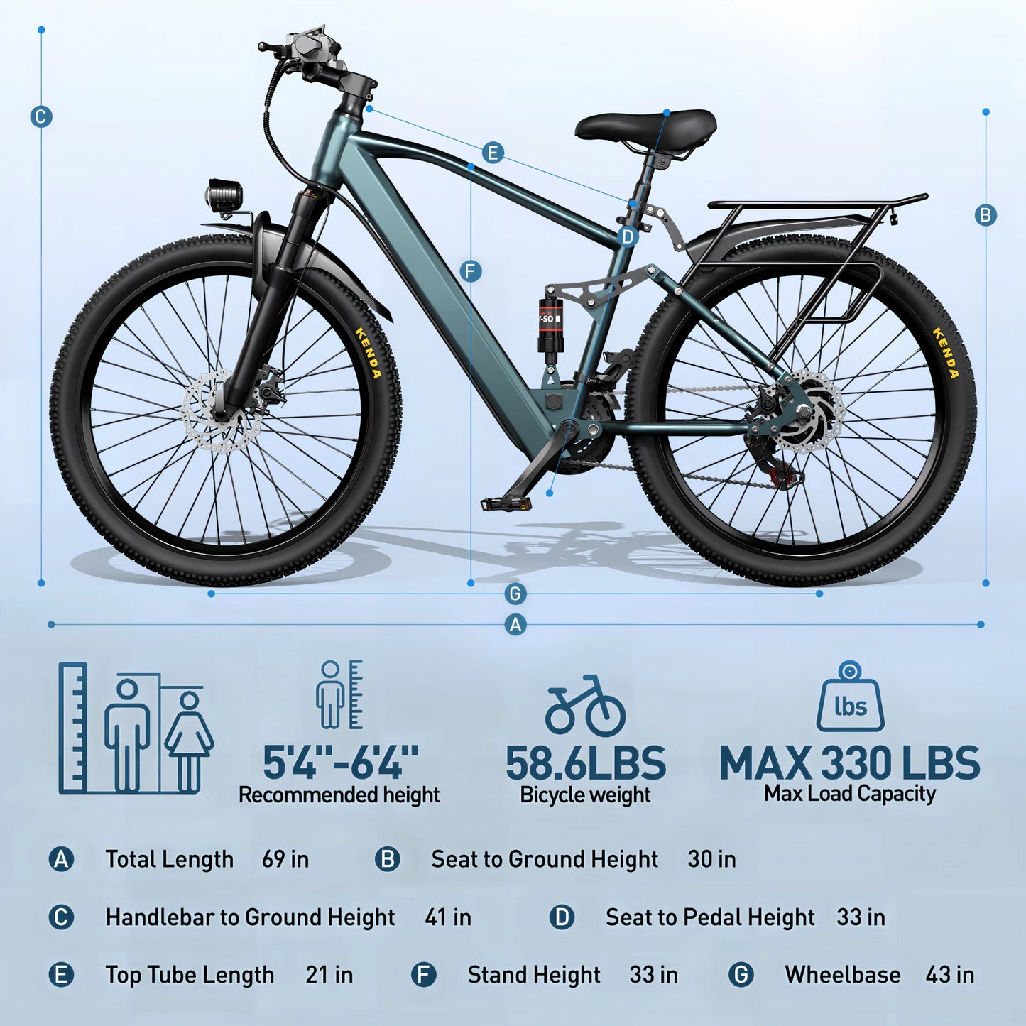 E bike 750W Adults Electric Bike 36V468Wh 26/24 Inch Tires Electric Bicycle 21-Speed City E Bikes Mountain e bikes