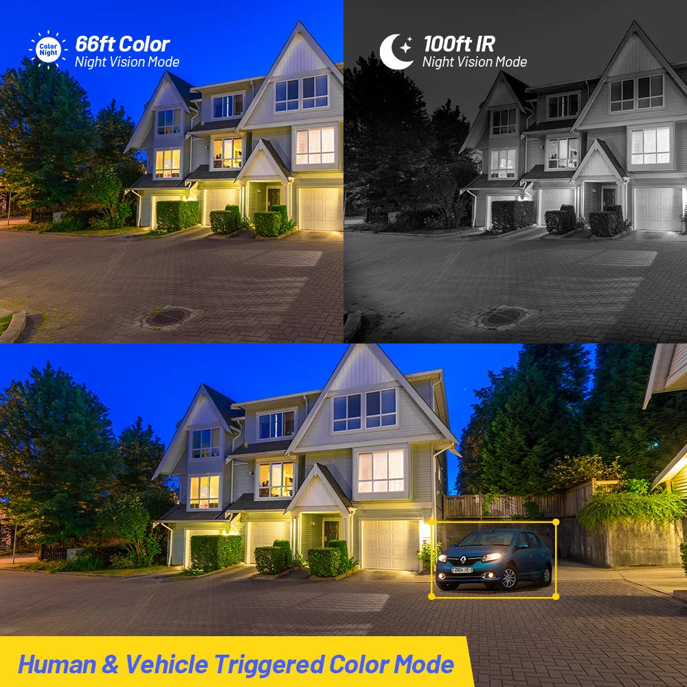 ANNKE C800 4K PoE Security Camera Outdoor IK10 8MP Smart Dual Light Built-in Mic  Apple or Google app