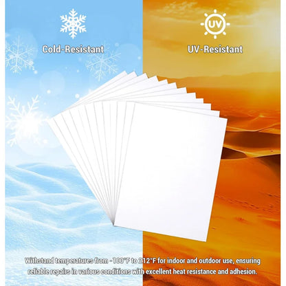 Vinyl Siding Repair Kit, -Patch Self-Adhesive Tape Mobile Home Skirting House Fence