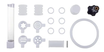 Sihao 2200W Ice Cream Machine 5.3-7.4Gal/H Soft Serve with LED Display Auto Clean 3 Flavors