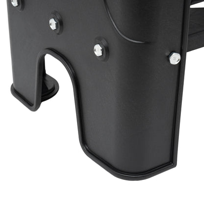 Large Utility Sink Laundry Tub (22.05x12.6x10.24"), Black Color, Quick Drainage, Full Set with Faucet, Hose, and Drain Pipe Incl