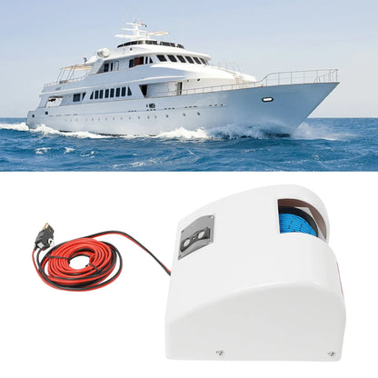 Boat Electric Anchor Winch,12V Waterproof Windlass with Remote Control,Premium for 25lbs Boat Anchor