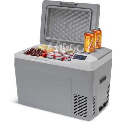 21QT/20L Portable Car/RV Refrigerator Freezer - 12V/24V DC  AC Power, Low Noise
