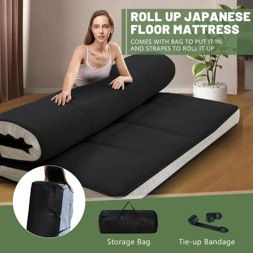 Floor Mattress, Foldable Futon