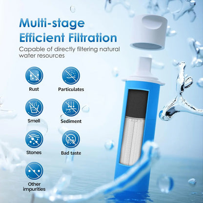 Waterdrop Water Filter Straw, Water Purifier Survival, Emergency Preparedness, 1 Pack
