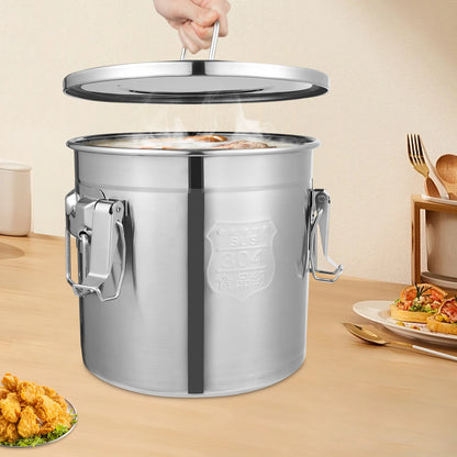 304 Stainless Steel Vacuum Sealed Cannister; Cooking or Storage