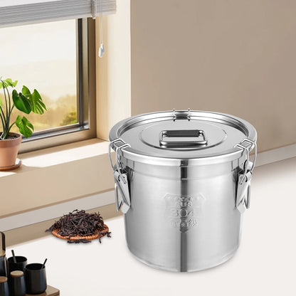304 Stainless Steel Vacuum Sealed Cannister; Cooking or Storage