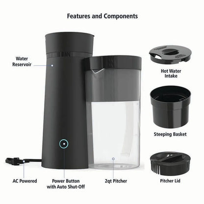2 Quart Iced Tea Coffee Maker Automatic