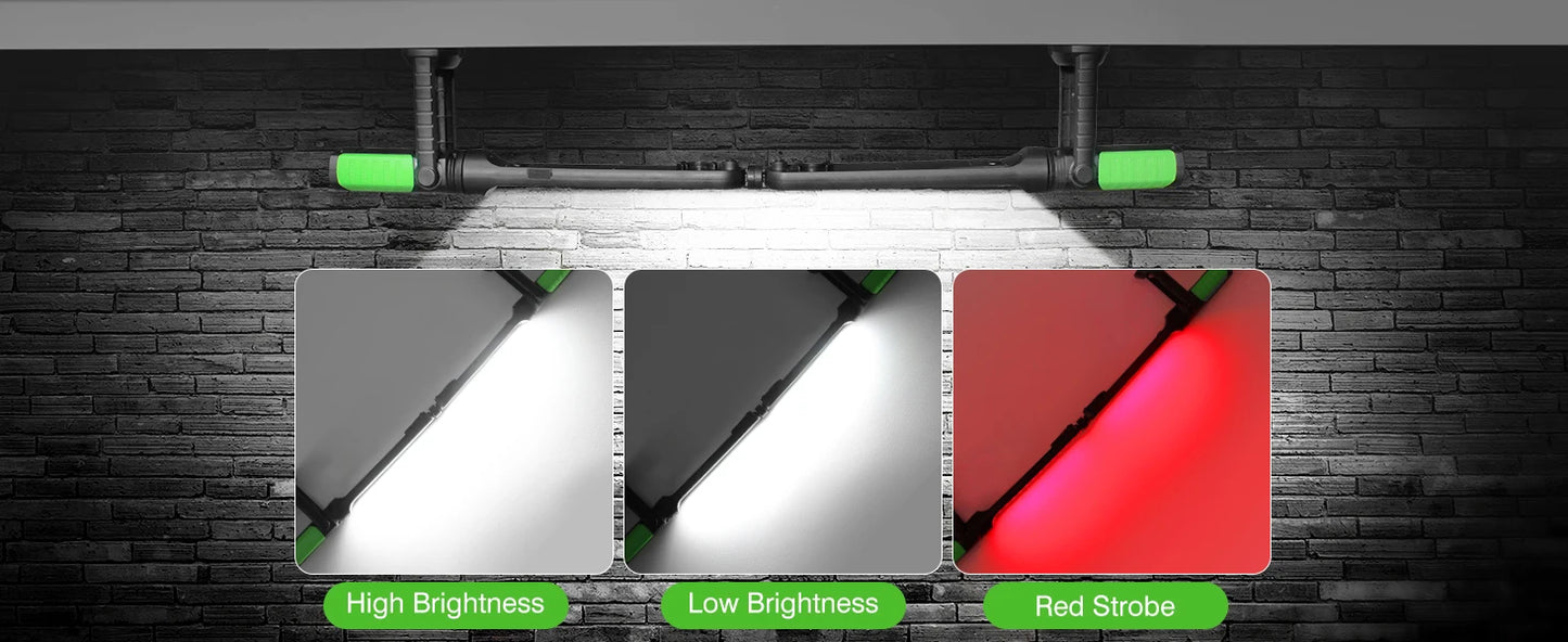 20w Rechargeable LED Work Light Adjustable Cordless Magnetic