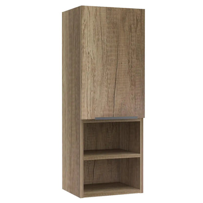 Mila Bathroom Cabinet, Two Interior  Shelves, Two External Shelves, Single Door Cabinet Pine