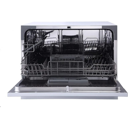 Energy Star Countertop Dishwasher with Delay Start & LED – White
