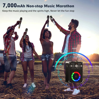 Karaoke Speaker for Outdoor Activities, Parties