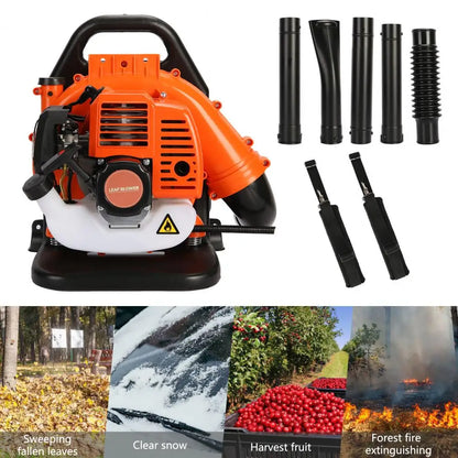 Leaf Blower Two-Stroke Backpack Gasoline High-Power