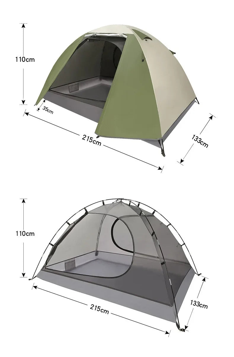 Outdoor Camping, Rain Proof, Wind Proof,  Super Light,  Camping Tent