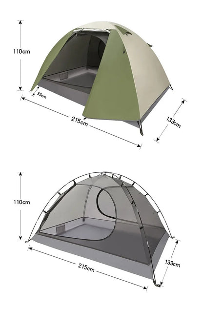 Outdoor Camping, Rain Proof, Wind Proof,  Super Light,  Camping Tent