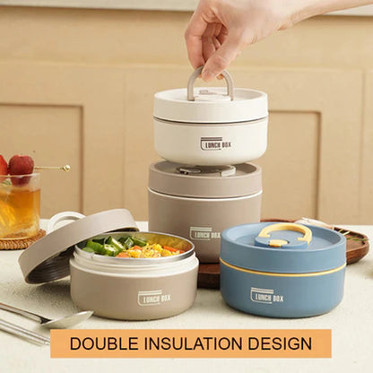 Thermal Lunch Box with Lid; Leakproof