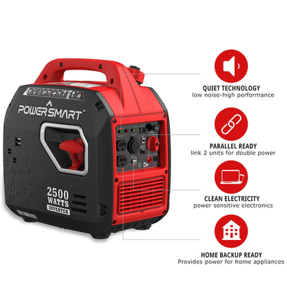 2500-Watt Portable Inverter Generator Gasoline